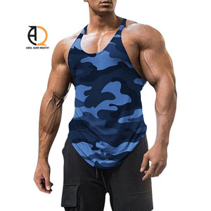 Mens Gym <b>Singlet</b> Lightweight Stretch Workout Tank Top - Product Image 6