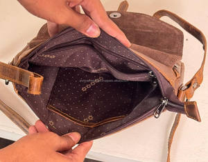 Luxury Unique Design Travel Shoulder <b>Bag</b> Genuine Crunch Leather Fashionable <b>Messenger</b> <b>Bag</b> Designer Small Crossbody <b>Bag</b> for <b>Men</b> - Product Image 6