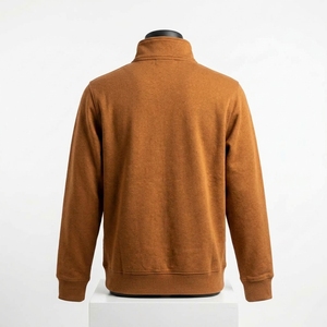 Sudadera Personalizada para Hombre con Cierre de Cremallera, Cuello Alto, Felpa Gruesa, Estilo Casual - Product Image 4