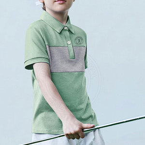 Chemises polo de golf pour jeunes, séchage rapide, haute performance, uniformes de club de golf junior, respirantes et extensibles. - Product Image 5