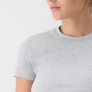 Camiseta de Manga Corta, Moderna, Cómoda, de Algodón, Informal, Diseño Moderno, Ropa al por Mayor para Mujer, Precio de Fábrica Económico - Product Image 3