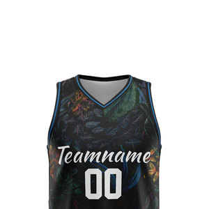 Maillots de basket-ball en polyester à séchage rapide pour hommes et femmes, impression numérique personnalisée en gros, faible MOQ - Product Image 4