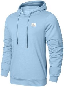 Conjunto deportivo de hombre con sudadera con capucha y pantalones de chándal, diseñado para entrenamientos en el gimnasio, entrenamiento al aire libre y uso diario informal. - Product Image 4