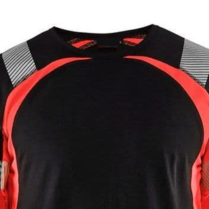 Chemises de sécurité pour hommes sur mesure, manches courtes, haute visibilité, pour travaux de construction, chemise de sécurité réfléchissante, en vente - Product Image 3