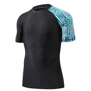 Men Wolf Print <b>Compression</b> <b>Shirt</b> Quick Dry Gym Wear Fitness Rash Guard MMA Sports T <b>Shirt</b> Custom Logo OEM - Product Image 5