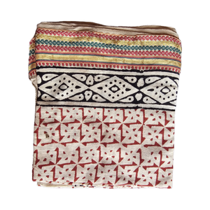 ผ้าโสร่งสำหรับผู้หญิงพิมพ์ลายดอกไม้ทำจากผ้าฝ้าย100% เนื้อนุ่มและมีคุณภาพดี - Product Image 1