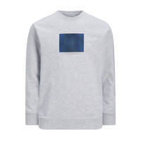 Sweat-shirt pull-over pour homme grande taille, col rond, poignets côtelés, manches longues, anti-rétrécissement, tricoté à carreaux, en Spandex/Polyester respirant