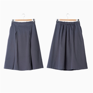 กระโปรงผ้าฝ้ายสีเทาเอวยางยืดผ้าโพลีเอสเตอร์สำหรับเด็กผู้หญิงรุ่น ODM ใหม่ - Product Image 2