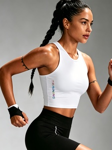 Soutien-gorge de sport sans couture pour femme, séchage rapide, idéal pour le yoga, la gym, l'entraînement et la course à pied, vêtements de sport personnalisables avec logo OEM ODM Marque Privée - Product Image 1