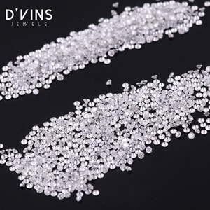 Diamants de laboratoire HPHT D'vins Jewels, prix de gros, 1,0 mm, 0,05 ct, D VVS, taille brillant, ronds, de Surat - Product Image 2