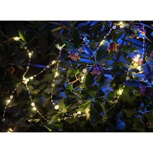 Luci a stringa a batteria con 36 LED bianchi perlati, con funzione timer, per decorazioni di matrimoni, feste di Natale ed eventi - Product Image 2