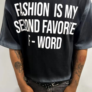 Camiseta TRADE IN MFG Oversize Holgada de Algodón Pesado de 210 g/m² con Hombros Caídos, Casual, Lisa, Personalizable, en Blanco, Tejido Satinado - Product Image 2