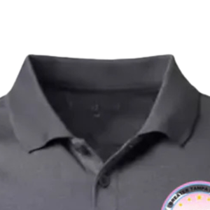 Camisa Polo Gris para Hombre, Manga Corta, con Cuello, para Golf, Informal, Deportiva, de Negocios, Ropa de Moda - Product Image 4