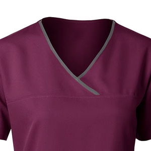 Good Quality Medical Uniform Functional Men's <b>Scrub</b> <b>Top</b> With Side Vents And Elastic Waist Pants For Doctor Dental Uniform - Product Image 4