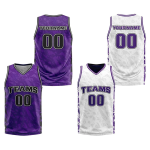 Wholesale 2025-26 Custom Men <b>Kids</b> Youth Reversible Mesh <b>Basketball</b> Jersey Sublimation Printed Breathable <b>Basketball</b> Uniform Sets - Product Image 2