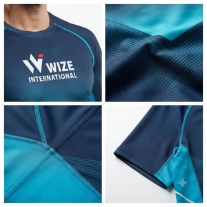 Débardeur de sport respirant et compressif pour hommes, anti-transpiration, tricoté en satin, protection UPF50+ - Product Image 4