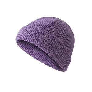 Checkerboard Streetwear Beanie Custom Knit Pattern <b>Winter</b> <b>Hat</b> <b>Men</b> Graphic Headwear Wholesale Manufacturer Private Label Brand - Product Image 3