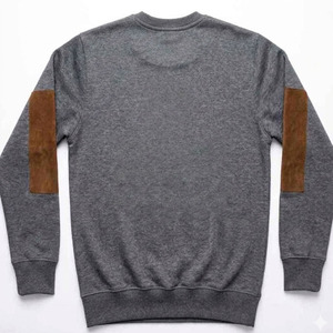 เสื้อฮู้ดดี้ OEM สำหรับฤดูหนาว ผ้าฝ้ายโพลาร์ฟลีซ 100% พิมพ์ลายด้วยความร้อน ปักลาย 3 มิติ  ตกแต่งโลโก้ที่ข้อศอก ระบายอากาศได้ดี คอกลม - Product Image 2