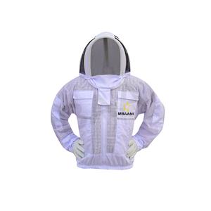 <b>Bee</b> Jacket Three Layer White Color With Fencing Veil - Product Image 1
