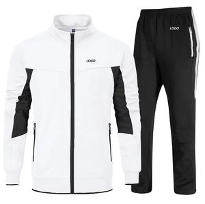 ชุดกีฬามีซิปสำหรับผู้ชายชุดวอร์มเนื้อผ้านุ่มสบายระบายอากาศได้ดีชุดวอร์มสำหรับผู้ชาย - Product Image 2