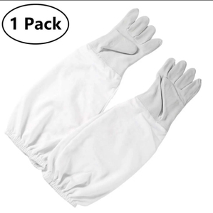 Equipo de Apicultura Vantrex, Guantes de Seguridad de Piel de Oveja y Lona, Guantes de Apicultura - Product Image 4