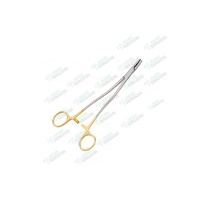 คีมจับเข็ม Hegar Vascular รุ่น SH-NHF8 ทำจากสแตนเลสสตีล ใช้ได้กับเครื่องนึ่งฆ่าเชื้อ ได้รับการรับรองมาตรฐาน CE  สามารถสั่งทำโลโก้ได้ ผลิตในประเทศปากีสถาน - Product Image 3