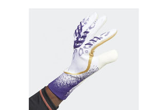 Gants de gardien de but unisexes confortables en latex imperméable avec sangle de poignet réglable, couleur et design personnalisés pour l'entraînement au football - Product Image 2