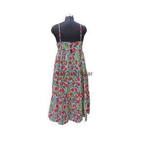 Vestido Elegante sin Mangas, Estilo Bohemio, 100% Algodón Puro, para Mujer, Ideal para Fiestas en la Playa y Salidas Nocturnas, Disponible al por Mayor - Product Image 6