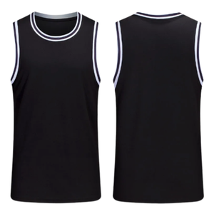 Camiseta de Baloncesto Roja Unisex sin Mangas con Cuello Redondo, Transpirable, Ecológica, de Secado Rápido, de Poliéster, Color Sólido, para Adultos, para Todas las Temporadas - Product Image 3