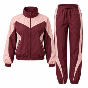 Printed <b>Plus</b> <b>Size</b> Casual Lightweight Breathable Winter Women Fleece Tracksuit Set Half Zip <b>Sweater</b> Jogger Pants - Product Image 5