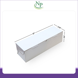 Elegant Design Eco-friendly & Disposable 12x3.75x3.5 Size Dosa <b>Boxes</b> with Insert (White/Kraft) Rectangular Shape Paper <b>Boxes</b> - Product Image 2