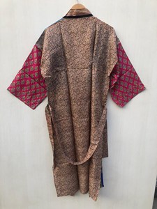 ชุดกิโมโนผ้าไหมแท้ 100% ดีไซน์เนอร์ ชุดลำลองสไตล์วินเทจ คอวี แขนยาว ชุดนอนสุดพิเศษ ชุดลำลอง ชุดคลุมบิกินี่ - Product Image 6