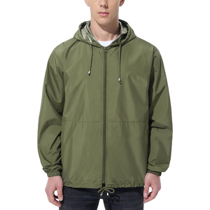 Chaqueta Impermeable y Cortavientos con Capucha para Hombre, Personalizada, para Deportes al Aire Libre, Running, Senderismo, Ligera, OEM ODM - Product Image 1