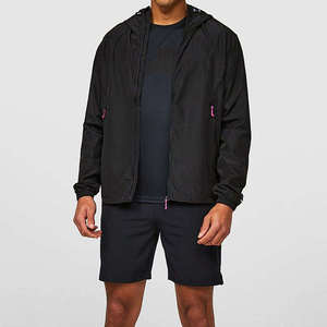 Chaqueta Cortavientos para Hombre, Nueva Moda, Tendencias Clásicas, Impermeable, Transpirable, Ecológica, Antibacteriana, de Secado Rápido, con Cierre - Product Image 2