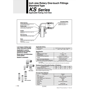 ชิ้นส่วนนิวเมติกส์จาก KSL11-36S โรตารี่ชิ้นส่วนนิวเมติก - Product Image 2