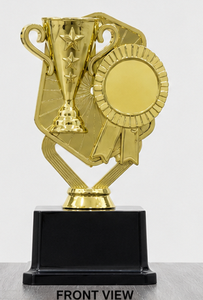 • Custom plastic <b>trophy</b> with personalized logo printing. - Product Image 2