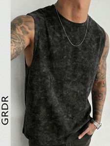 Camisetas Deportivas de Microfibra y Algodón de Alta Calidad sin Mangas para Hombre, Ropa Deportiva para Correr, Camisetas sin Mangas que Absorben el Sudor, Precio Económico - Product Image 4