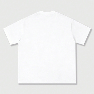 Custom <b>Y2K</b> Rhinestone 100% Cotton Mens Shirts Manufacturer Drop Shoulder Crewneck Casual Streetwear Summer <b>Top</b> Private Label OEM - Product Image 3