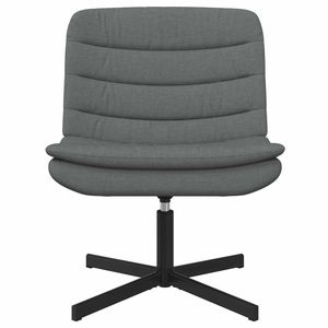 Silla Giratoria de Tela Gris Oscuro de 63 x 75 x 76 cm para Sala de Estar - Product Image 2