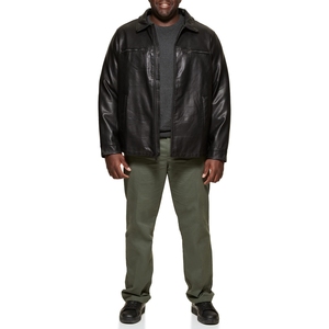 Veste Classique en Cuir Véritable pour Motard, Coupe Slim, en Cuir de Vachette Respirant et Enduit, Style Vintage Automne, Personnalisée pour Homme - Product Image 6