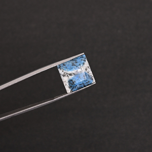 Pierre précieuse naturelle de haute qualité, jaspe blanc K2, 12x12 mm, 7,69 carats, cabochon de forme carrée, origine américaine, pour la fabrication de bijoux - Product Image 1