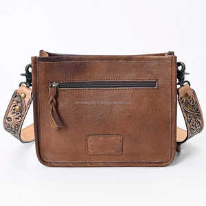 Nouvelle arrivée Sac à bandoulière en cuir de qualité supérieure Sac de cow-girl de style occidental avec sangle usinée florale Top grossiste Fabricant - Product Image 2