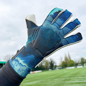 Nouveaux gants de gardien de but professionnels pour adultes avec protection des doigts, matériau PU épais, antidérapants, fermeture à lacets réglable - Product Image 6