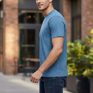T-shirts simples pour hommes conçus avec un tissu léger pour un confort et une facilité quotidiens - Product Image 2