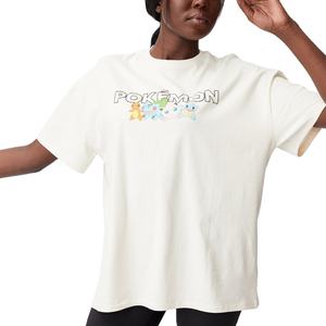 Vêtements pour femmes, haut à manches courtes, imprimé cils, décontracté, prix d'usine - Product Image 1