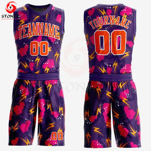 Ensemble d'uniformes de basketball en gros, maillots de basketball personnalisés pour équipes, vêtements de sport légers pour l'entraînement et les matchs, services OEM - Product Image 2