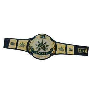 Cinturón de Campeonato Personalizado Stoner 4:20, Cinturón de Lucha Libre con Diseño Único, Regalo Personalizado para Fanáticos de Stoner - Product Image 6
