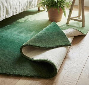 Abstract Green Tufted <b>Rug</b>, Modern Geometric Area <b>Rug</b>, Soft Carpet for Bedroom & Living Room - Product Image 2