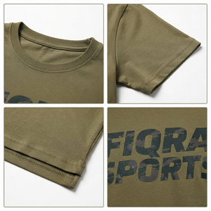 เสื้อยืดโอเวอร์ไซส์ผู้ชายผ้าคอตตอน 100% หนานุ่ม พิมพ์ลาย DTG โลโก้เสื้อยืด สไตล์วินเทจฟอกสีแบบ Stone Acid Wash รับผลิตตามแบบ OEM - Product Image 3