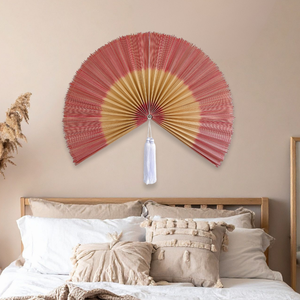 Bohemian Round <b>Wall</b> Decor Bamboo Fan High Quality Bamboo <b>Wall</b> Fan Headboard Made in Vietnam by King Craft Viet - Product Image 6